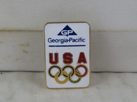 Vintage Olympic Pin - Team USA Georgia Pacific Atlanta 1996 - Inlaid Pin  - £11.80 GBP