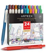 Arteza Colored Gel Pens, Pack Of 24, 10 Vintage And 14 Vibrant, And Note... - £27.10 GBP