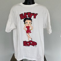 Betty Boop Vintage 1988 White T-shirt Front and Back Print NJ Croce Tag ... - £92.62 GBP