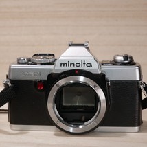 Minolta XG-1 35mm SLR Film Camera Body Only Silver Black *AS IS* PR - $19.75
