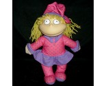 12&quot; RUGRATS DOLL ANGELICA PICKLES STUFFED ANIMAL PLUSH BABY GIRL PINK MA... - £13.45 GBP