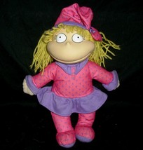 12&quot; Rugrats Doll Angelica Pickles Stuffed Animal Plush Baby Girl Pink Mattel Toy - £13.66 GBP