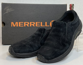 Merrell Womens Jungle Moc Midnight Black Hiking Shoes Slip On Clogs Size 7.5 - £25.48 GBP