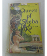 QUEEN OF SHEBA, Gardner F. Fox 1956 Gold Medal Vintage Sleeze PB Book 1s... - £9.47 GBP