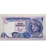Malaysia Banknote Satu Ringgit RM $ 1 RM1 Second Series 1986 - £3.13 GBP