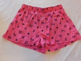 Pink Women&#39;s Sleep Shorts Lounge Short Size XS xsmall Pink Fuschia GUC - £12.29 GBP