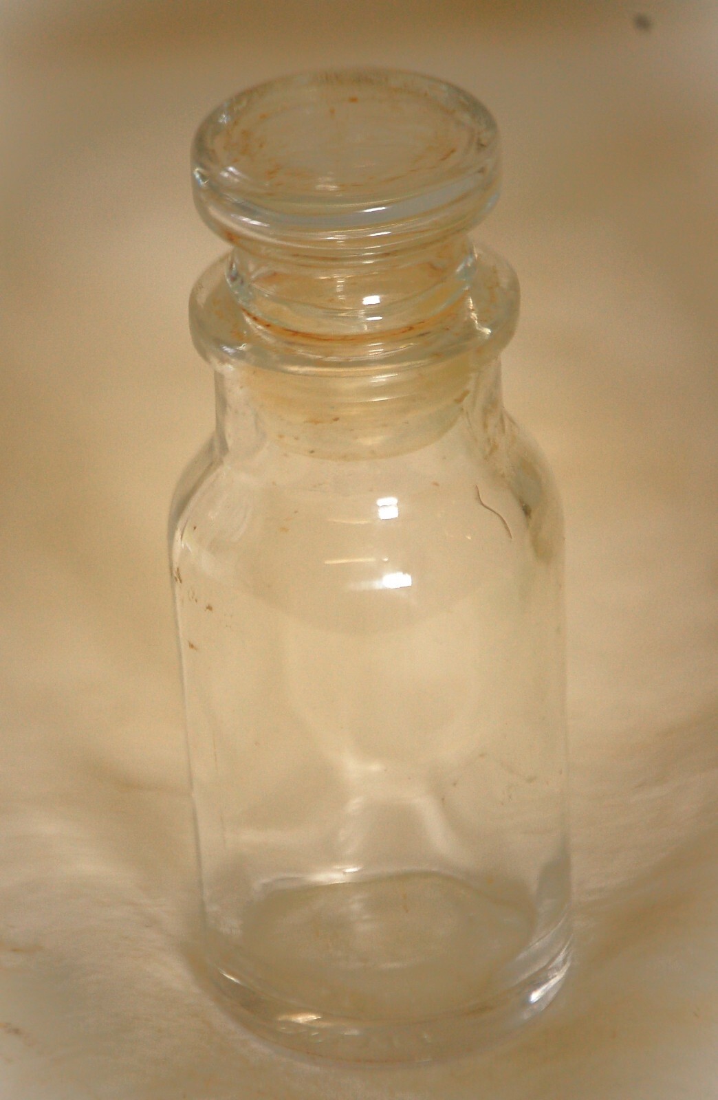 Spice Clear Glass Bottle Jar w Stopper for Herbs Apothecary Kitchenware - $7.91