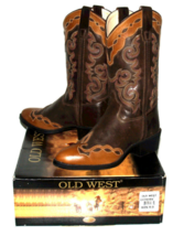 Old West CCY8159 060 Ladies Western Cowboy Boots Leather Upper - £56.60 GBP