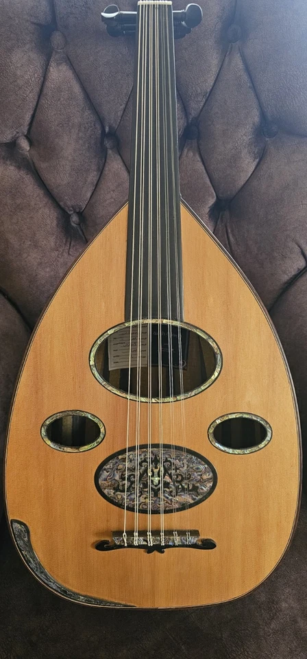 THIGH QUAYLTY OUD MADE BY JAWHARAT KHALIFA IRAQI STYLE OUD INSTRUMENT  - $1,099.00