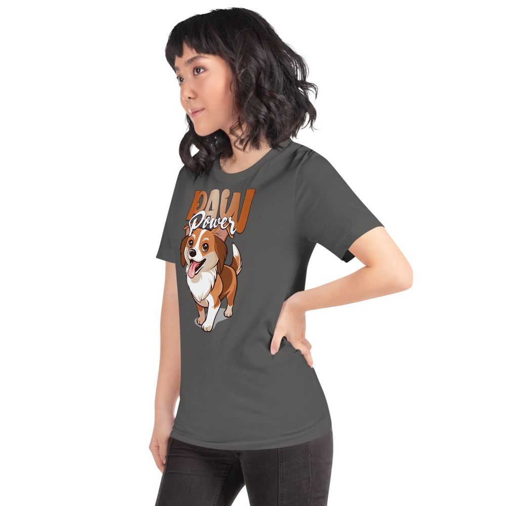 Unisex T-Shirt – Paw Power Asphalt Item image 4