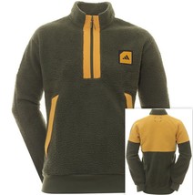 adidas Golf Men&#39;s Adicross Padded Fleece 1/4 Zip Jacket, Size XL, Base G... - £59.79 GBP