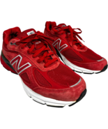 New Balance 990v4 Red Suede M990RD4 Made In USA Men’s Size 9 D - low usage - $78.21