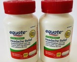 2 X equate Headache Relief Extra Strength 250 mg ( NSAID) 400 Caps. EXP:... - £9.41 GBP