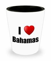 Bahamas Shot Glass I Love Country Lover Pride Funny Gift Idea For Liquor Lover A - £9.64 GBP