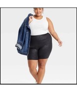 Ava &amp; Viv Liquid Shine Bike Shorts Size 4 4X NWOT - $17.78 CAD