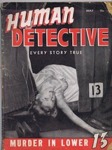 ORIGINAL Vintage May 1943 Human Detective Magazine GGA - £46.45 GBP