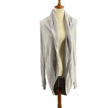 H By Halston Cardigan Light Gray Shawl Collar Open Front Large - £25.36 GBP