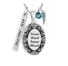 Forever Loved Forever Missed 925 Sterling Ash Urn - Love Charms™ Option - £62.86 GBP