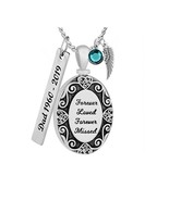 Forever Loved Forever Missed 925 Sterling Ash Urn - Love Charms™ Option - $79.95