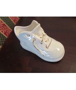 ANITA HUNGARY WHITE BABY SHOE VASE PIN DISH CERAMIC FIGURINE 2 1/2 X 4 1... - €69,60 EUR