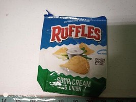 Hand Made, Recycled, Upcycled, Repurposed, Sour Cream Ruffles Coin Purse  - $5.94