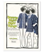 Sears Junior Bazaar Dreamy Night-Night Things Vintage 1969 Full-Page Mag... - £7.62 GBP