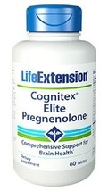 MAKE OFFER! 2 Pack Life Extension Cognitex Elite Pregnenolone 60 tabs image 2