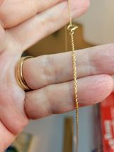 6" 14K Gold Chain Necklace image 4