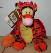 Vintage Disney Store Winnie The Pooh 9&quot; TIGGER beanie plush stuffed toy Rare - $15.00