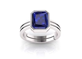 8.25 Ratti 7.00 Earth Mined AAA+ Quality Natural Blue Sapphire Neelam Panchdhat - £26.93 GBP