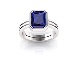 8.25 Ratti 7.00 Earth Mined AAA+ Quality Natural Blue Sapphire Neelam Panchdhat - £26.73 GBP