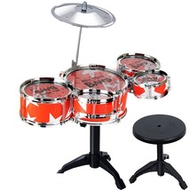 Full Kit Educational Jazz Drums for Kids from 3 years older with set of chairs  - £51.13 GBP