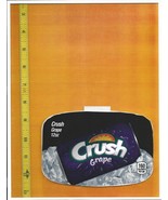 DrP - Snapple Size Crush Grape 12 oz CAN Soda Vending Machine Flavor Strip - €2,55 EUR