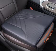 Memory Foam Car Seat Cushion - Ergonomic PU Leather for Pain Relief - $84.10