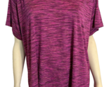RBX Performance Pink, Purple, Coral V Neck Short Sleeve T Shirt Size 3X - $18.04