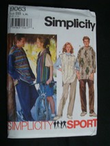 1994 Simplicity Sport Unisex Pants, Shorts &amp; Hooded Top #9063  L/XL New ... - $10.00