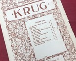 KRUG Selected Works VTG Century Music Publishing - £15.73 GBP