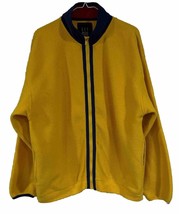 Gap Artic Light Zip Up Fleece Mens Size Medium Yellow Blue Red Vintage Gap - £55.92 GBP