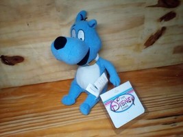 Doug Porkchop Bean Bag Plush Disney Store Dog W/ Tag Blue Vintage 8” Collectible - £8.39 GBP
