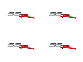 Chevrolet SSR  - Set of 4 Metal Stickers for Wheel Center Caps Logo Badges Rims - £19.90 GBP+