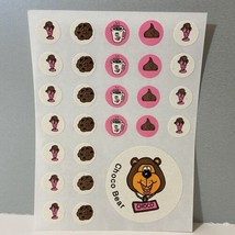 Vintage CTP Scratch ‘N Sniff Chocolate Choco Bear Stickers - Glossy - £19.66 GBP