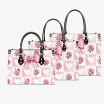 Women&#39;s Tote Bag - Rockabilly - Hearts and Roses - £47.35 GBP+