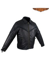 Women&#39;s Leather Jacket Biker Jacket Fashionable MCJ Flat Braid Apparel - £62.91 GBP