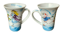Alice In Wonderland Winterland Skating 14 oz Coffee Mug Tea Cup Paul Car... - £38.93 GBP