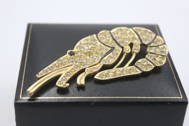 Rare, vintage exquisitely hand-made statement brooch by Sardi - shimmering encru - £12.01 GBP