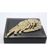 Rare, vintage exquisitely hand-made statement brooch by Sardi - shimmeri... - £10.19 GBP