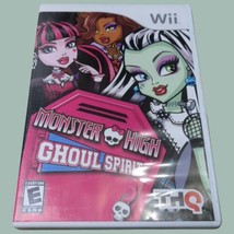 Monster High Ghoul Spirit Nintendo Wii 2011 Game Complete W/ Manual Tested Works - £4.08 GBP