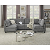U Shape Modular Sectional Sofa,Diy Combination,Includes Four - £1,007.27 GBP