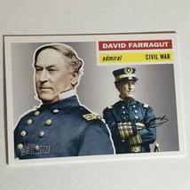David Farragut Trading Card Topps Heritage #28 - $1.97