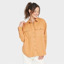 Women&#39;s Long Sleeve Oversized Utility Button-Down Shirt - Universal Thread - £13.17 GBP